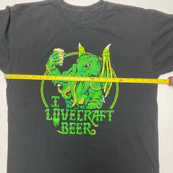 Tee Fury Lovecraft Men’s Unisex Black|Green I Lovecraft Beer Graphic Shirt Sz L - Picture 4 of 8